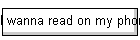 I wanna read on my phone!